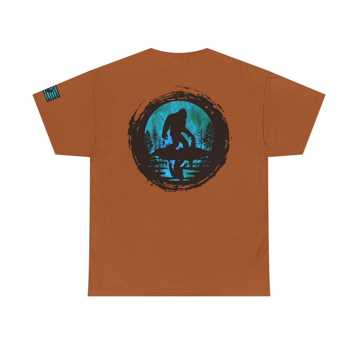 Bigfoot Adventure Unisex Heavy Cotton Tee – Perfect for Outdoorsy Souls, Nature Lovers, Hiking, Camping, Gifts