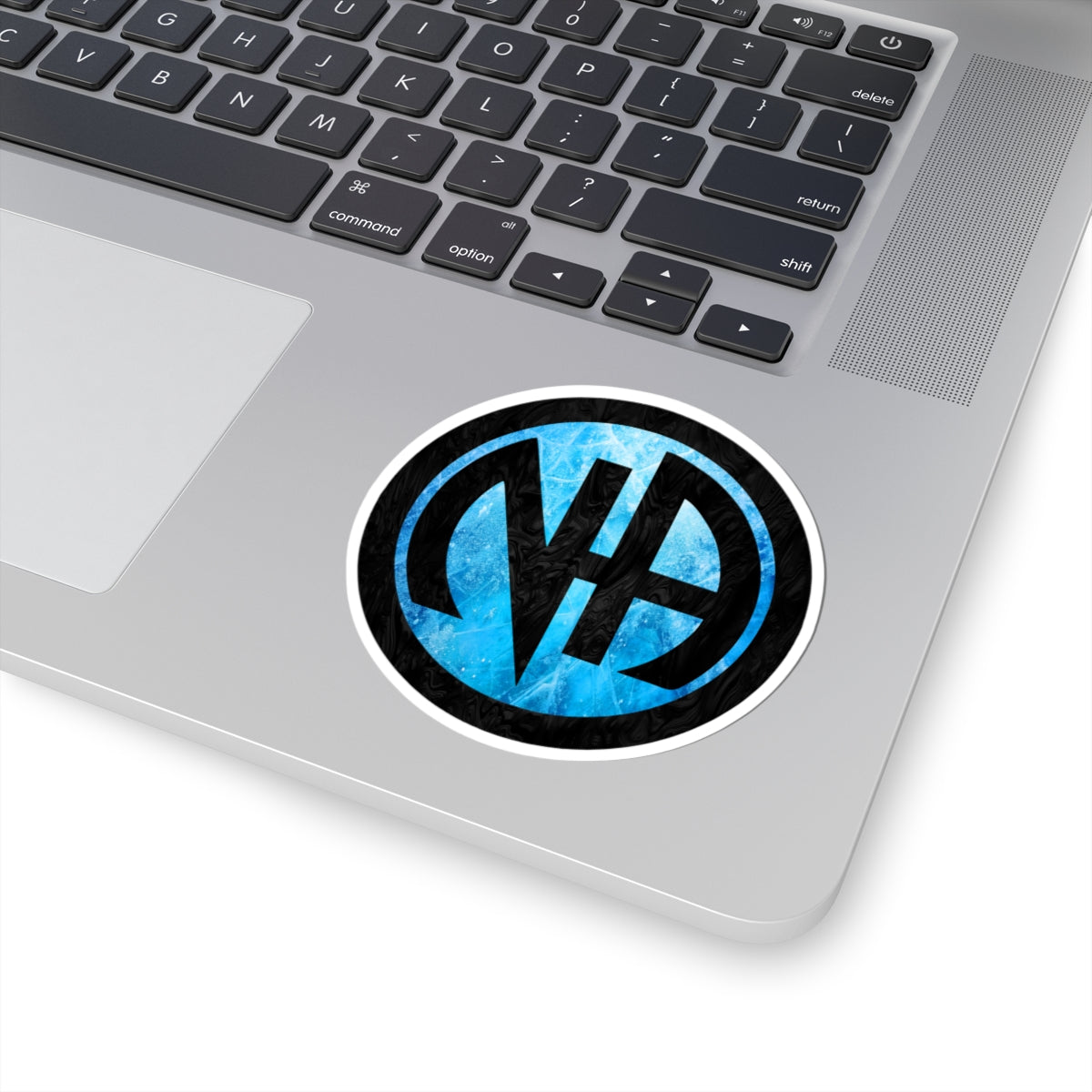 Ice Blue Narcotics Anonymous Symbol Sticker – Bold Recovery Support ArtKiss-Cut Stickers