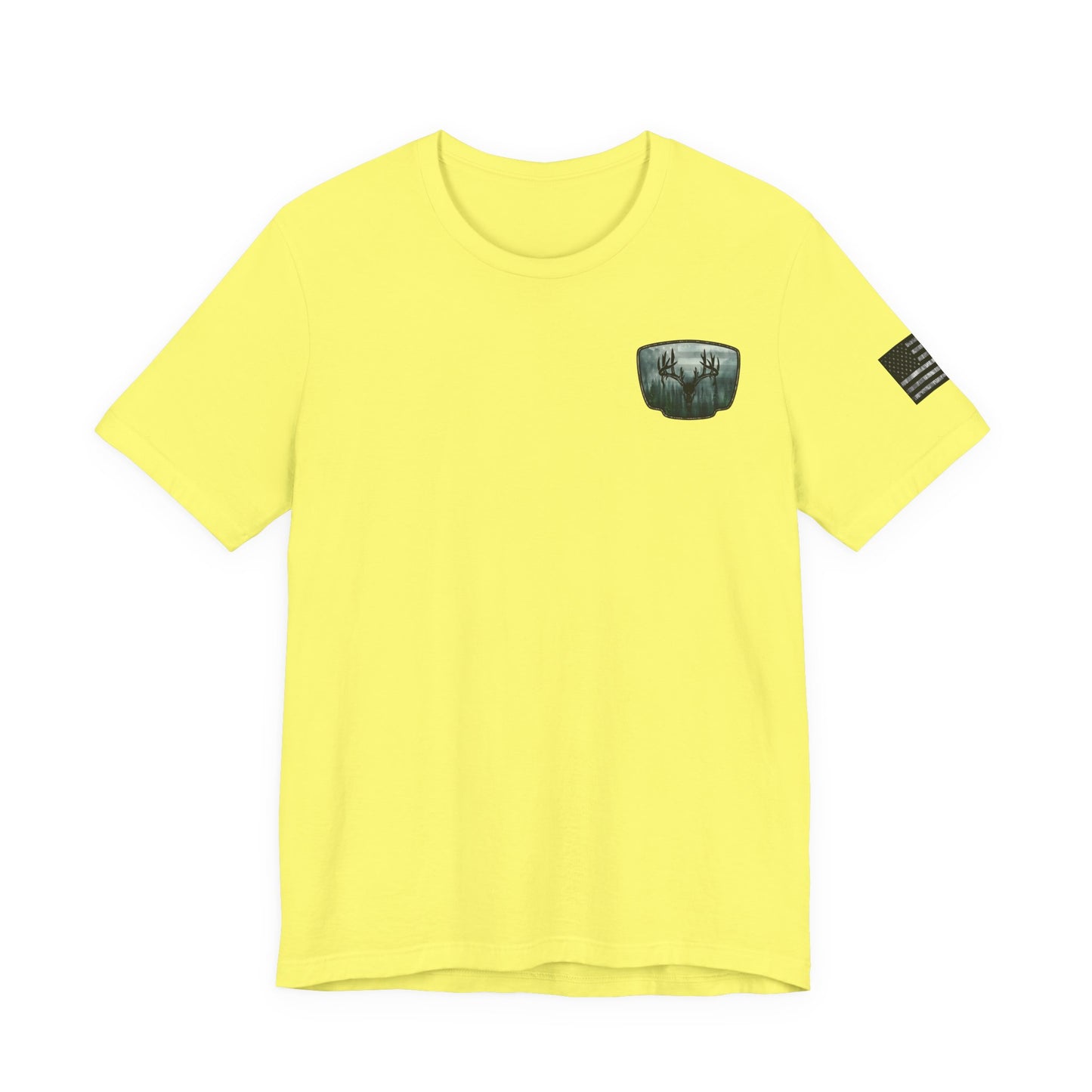 Deer Skull Forest Flag Hunting Tee