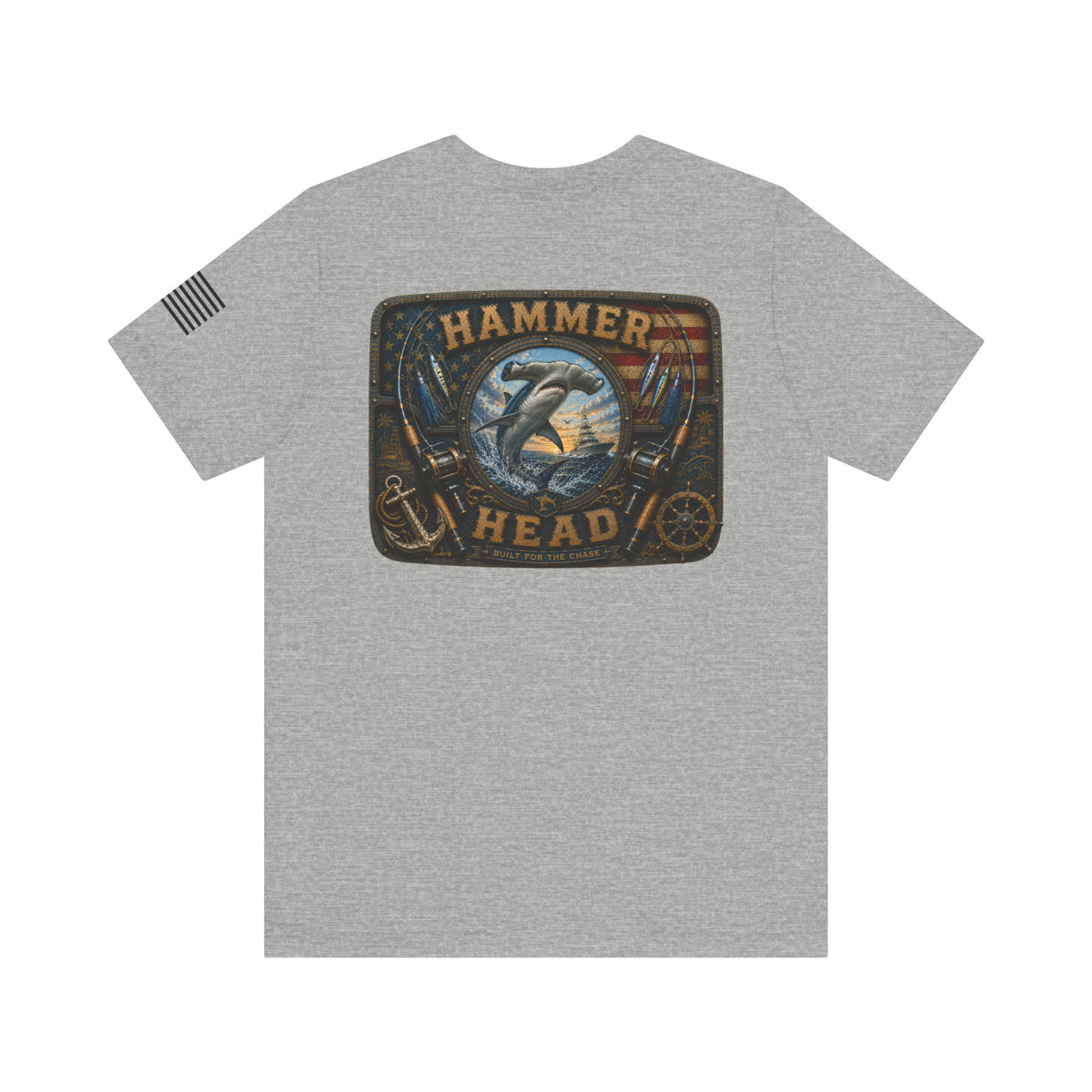 Hammerhead Life Shark Fishing T-Shirt – WRAEVN OUTDOORS Offshore Angler Tee