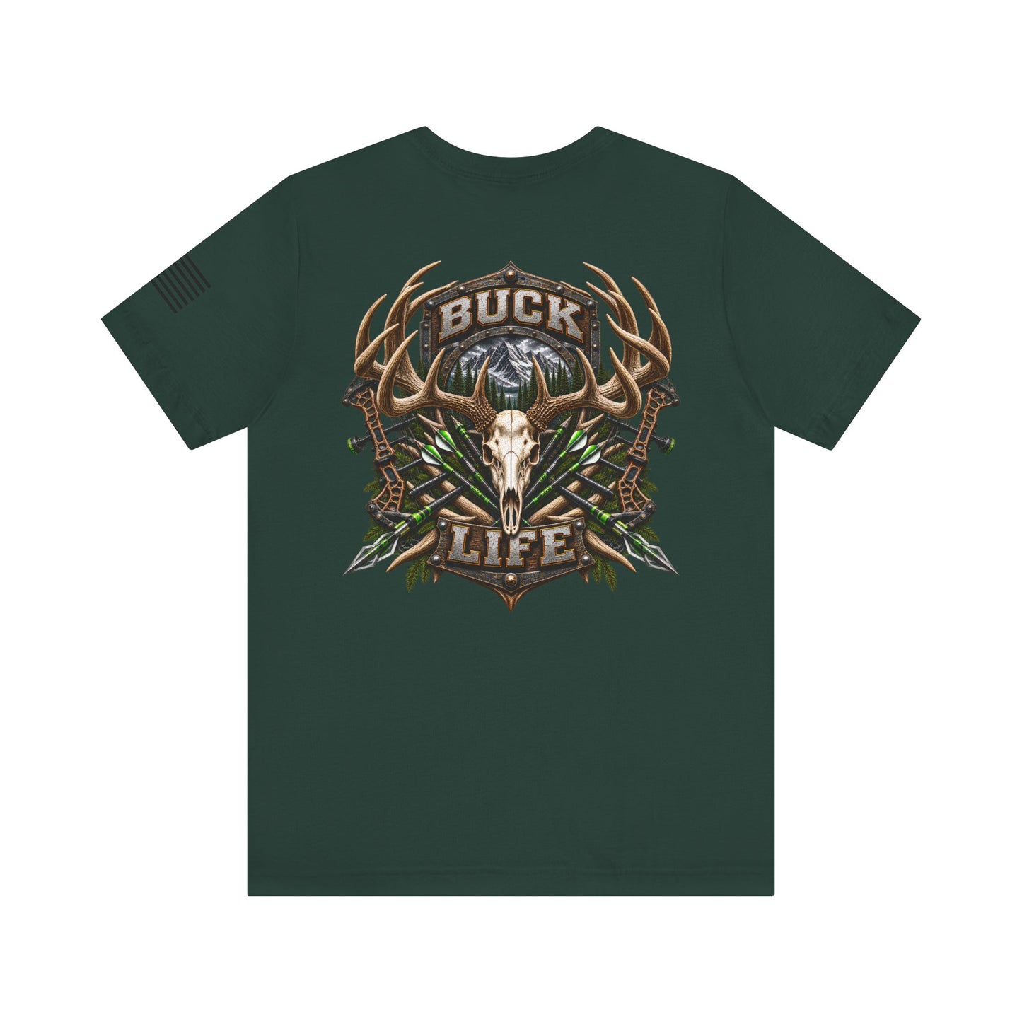 Buck Life Deer Hunting T-Shirt – WRAEVN OUTDOORS Whitetail Hunter Tee