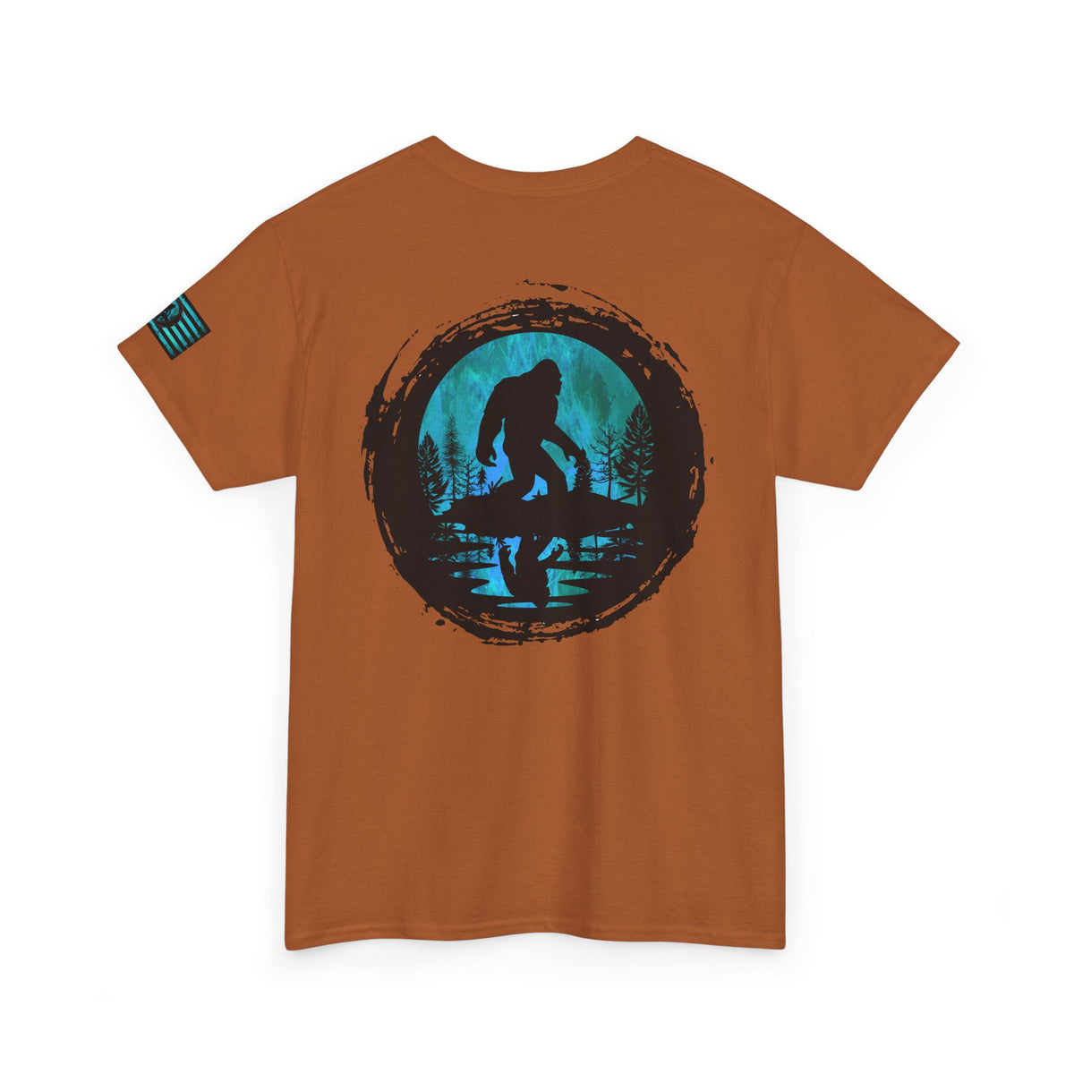 Bigfoot Adventure Unisex Heavy Cotton Tee – Perfect for Outdoorsy Souls, Nature Lovers, Hiking, Camping, Gifts