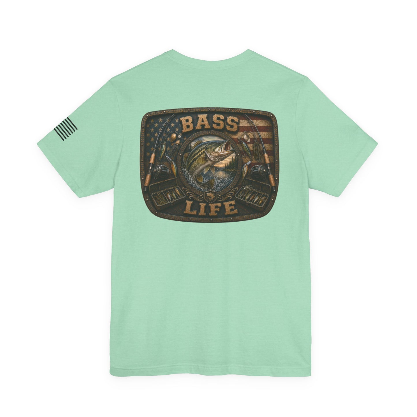 Bass Life Largemouth Bass Fishing T-Shirt – WRAEVN OUTDOORS Angler Tee
