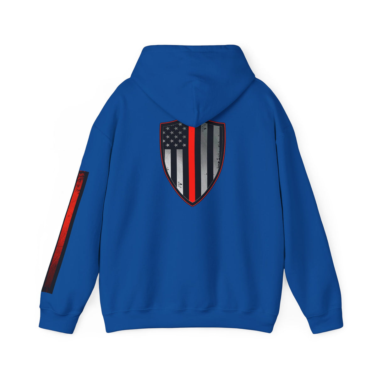 Firefighter Thin Red Line American Flag Hoodie, Fireman Gift, Firefighter Apparel, Thin Red Line Sweatshirt, Firefighter