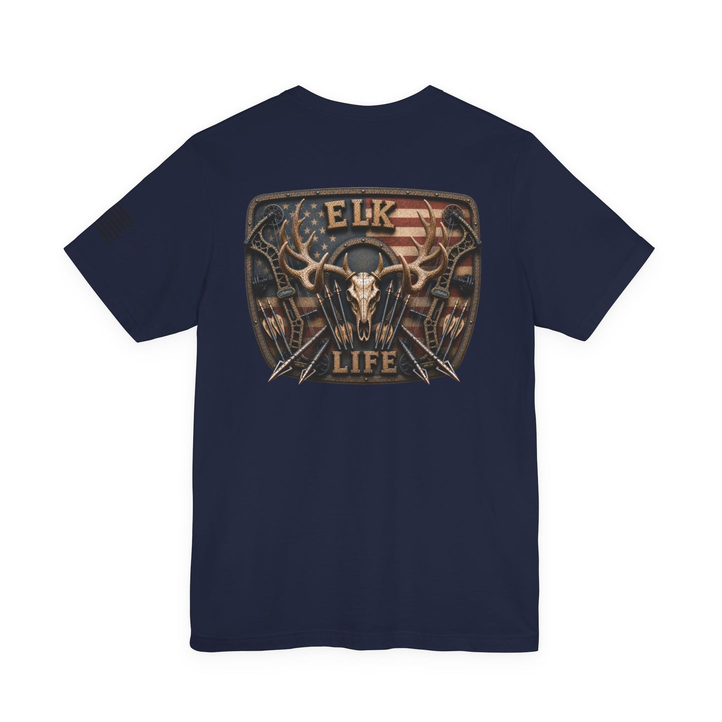 Elk Life American Archery Hunting T-Shirt – WRAEVN OUTDOORS Bowhunter Tee