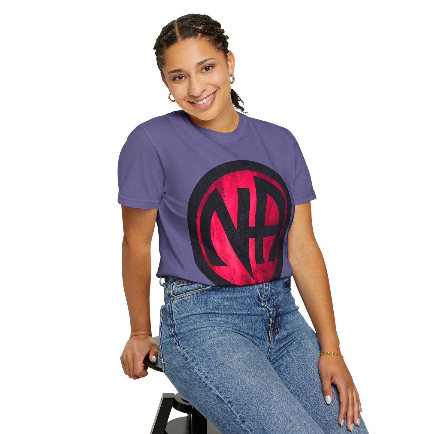 Narcotics Anonymous NA Logo – Grunge Pink & Black Recovery Symbol Art T-Shirt, Recovery T-Shirt