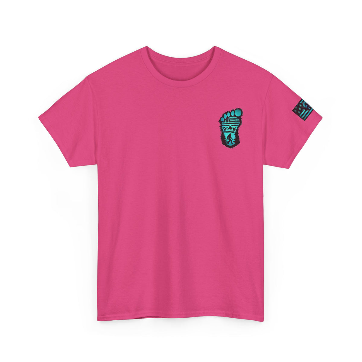 Bigfoot Adventure Unisex Heavy Cotton Tee – Perfect for Outdoorsy Souls, Nature Lovers, Hiking, Camping, Gifts