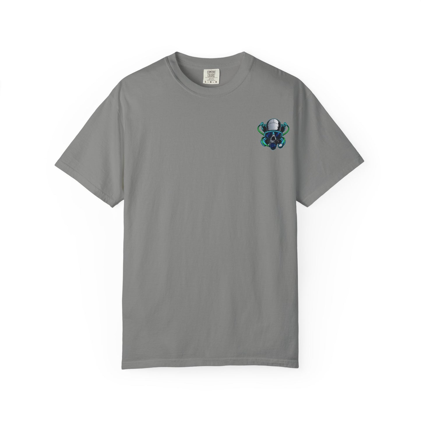Scuba Skull Unisex T-shirt, Dive Flag Tee, Diving Shirt, Ocean Lover Gift, Beach Wear