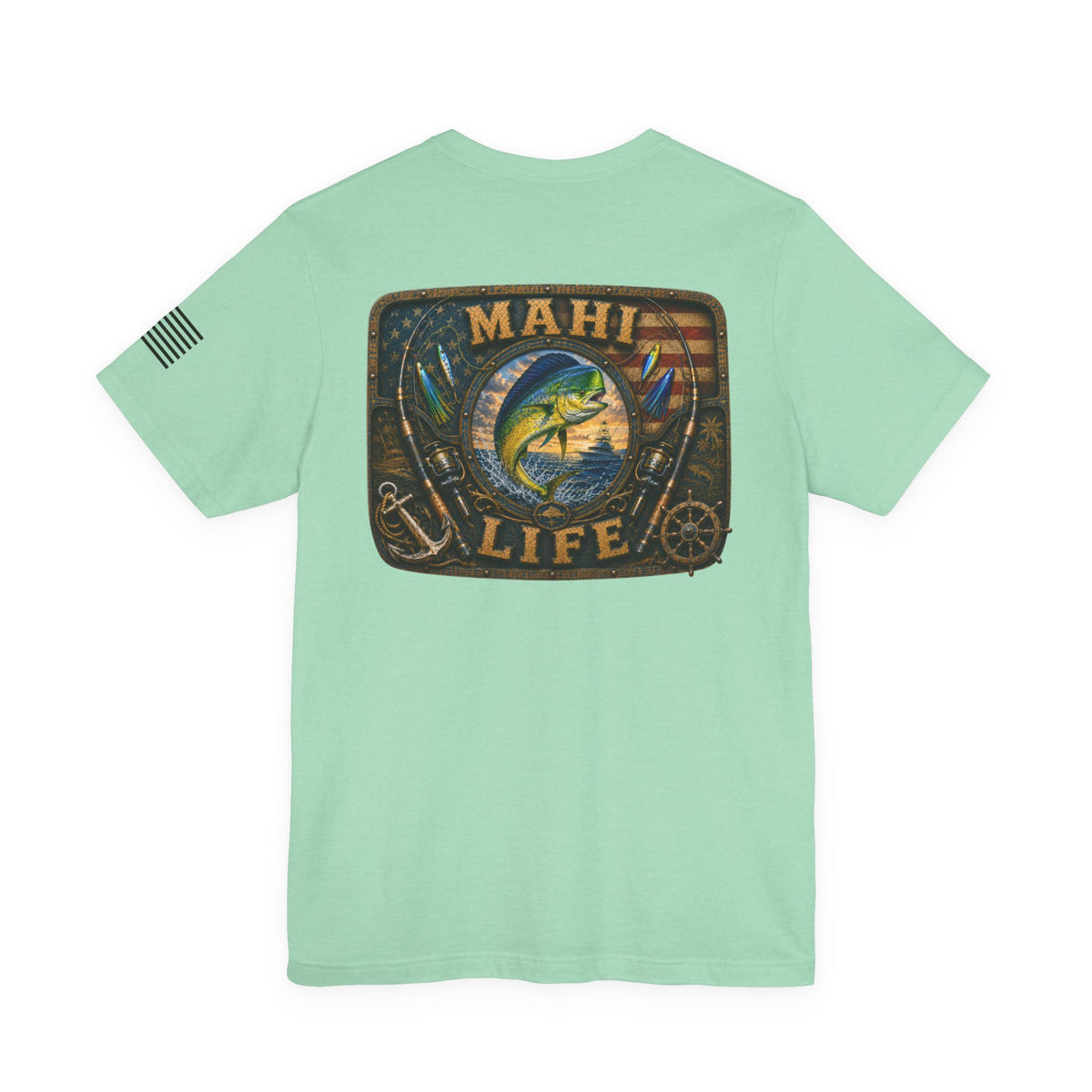 Mahi Life Mahi Mahi Fishing T-Shirt – WRAEVN OUTDOORS Offshore Angler Tee
