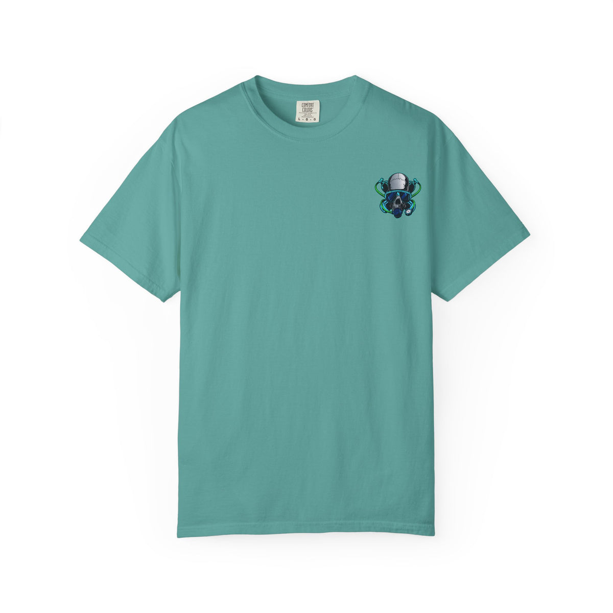 Scuba Skull Unisex T-shirt, Dive Flag Tee, Diving Shirt, Ocean Lover Gift, Beach Wear