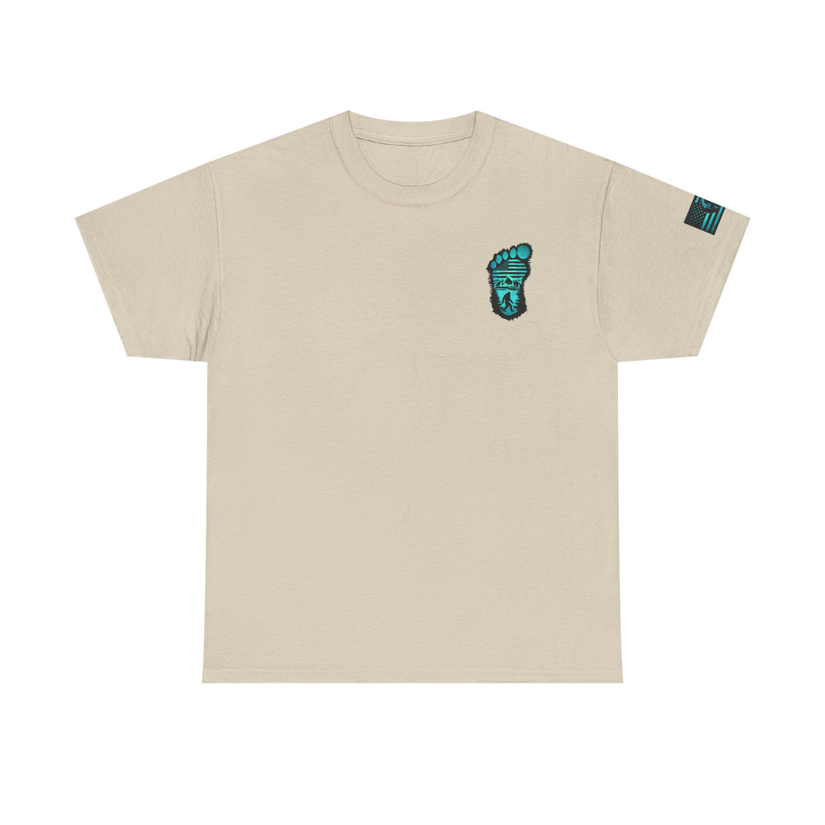 Bigfoot Adventure Unisex Heavy Cotton Tee – Perfect for Outdoorsy Souls, Nature Lovers, Hiking, Camping, Gifts