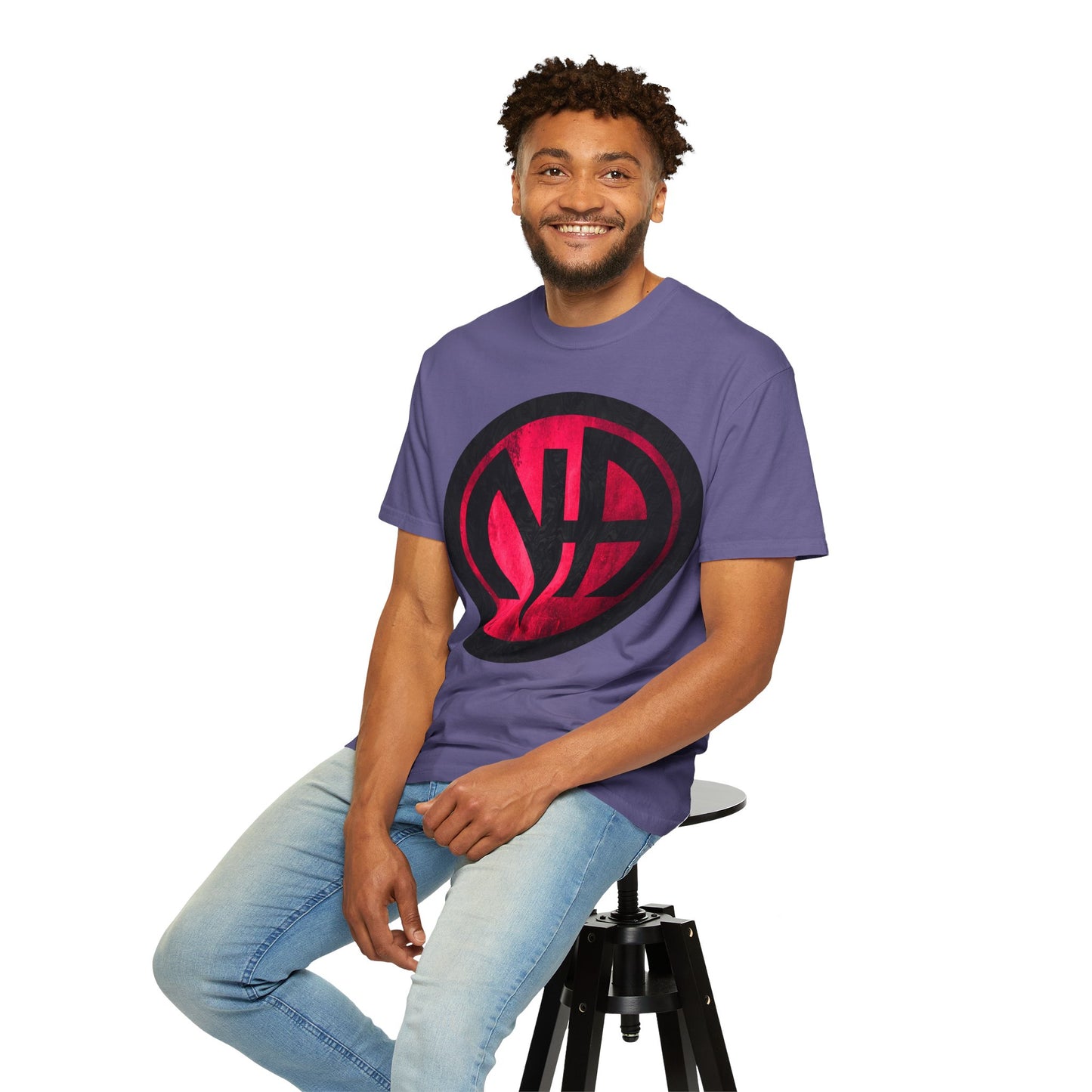 Narcotics Anonymous NA Logo – Grunge Pink & Black Recovery Symbol Art T-Shirt, Recovery T-Shirt