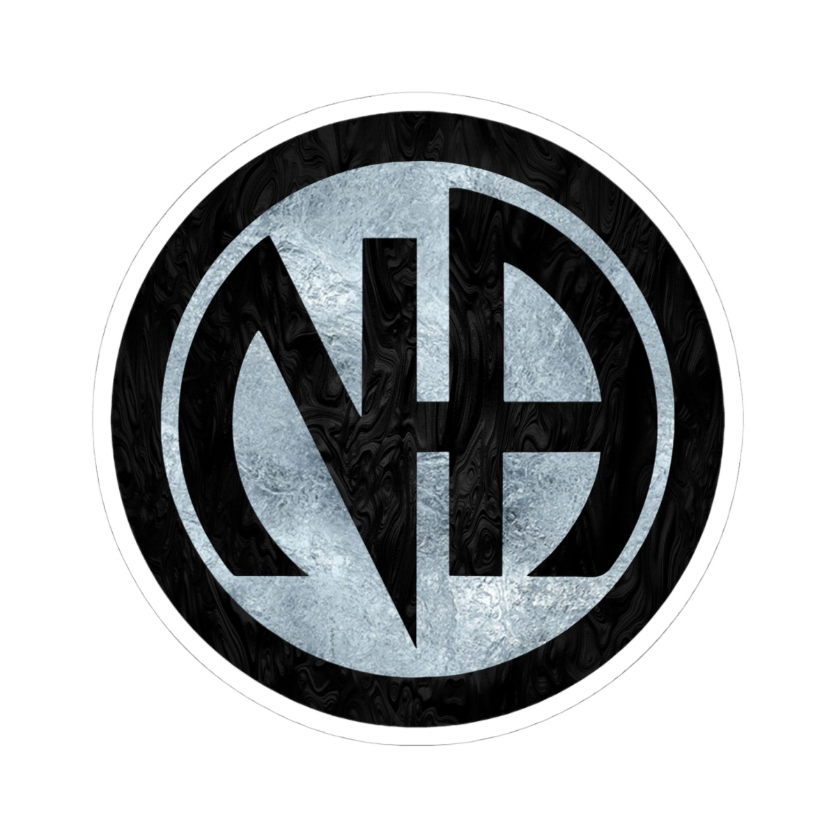 Iced Narcotics Anonymous Symbol Sticker – Bold Recovery Support ArtKiss-Cut Stickers