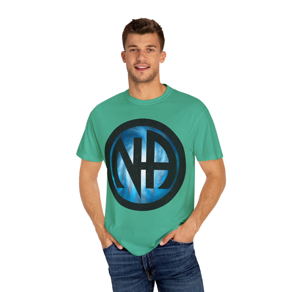 Narcotics Anonymous NA Logo – Cloud & Black Recovery Symbol Art T-Shirt, Recovery T-Shirt