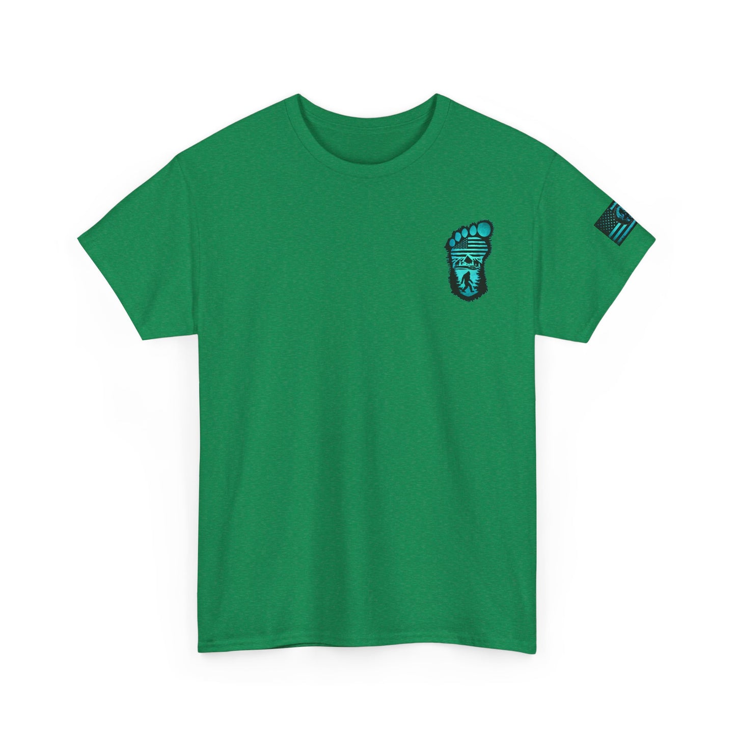 Bigfoot Adventure Unisex Heavy Cotton Tee – Perfect for Outdoorsy Souls, Nature Lovers, Hiking, Camping, Gifts