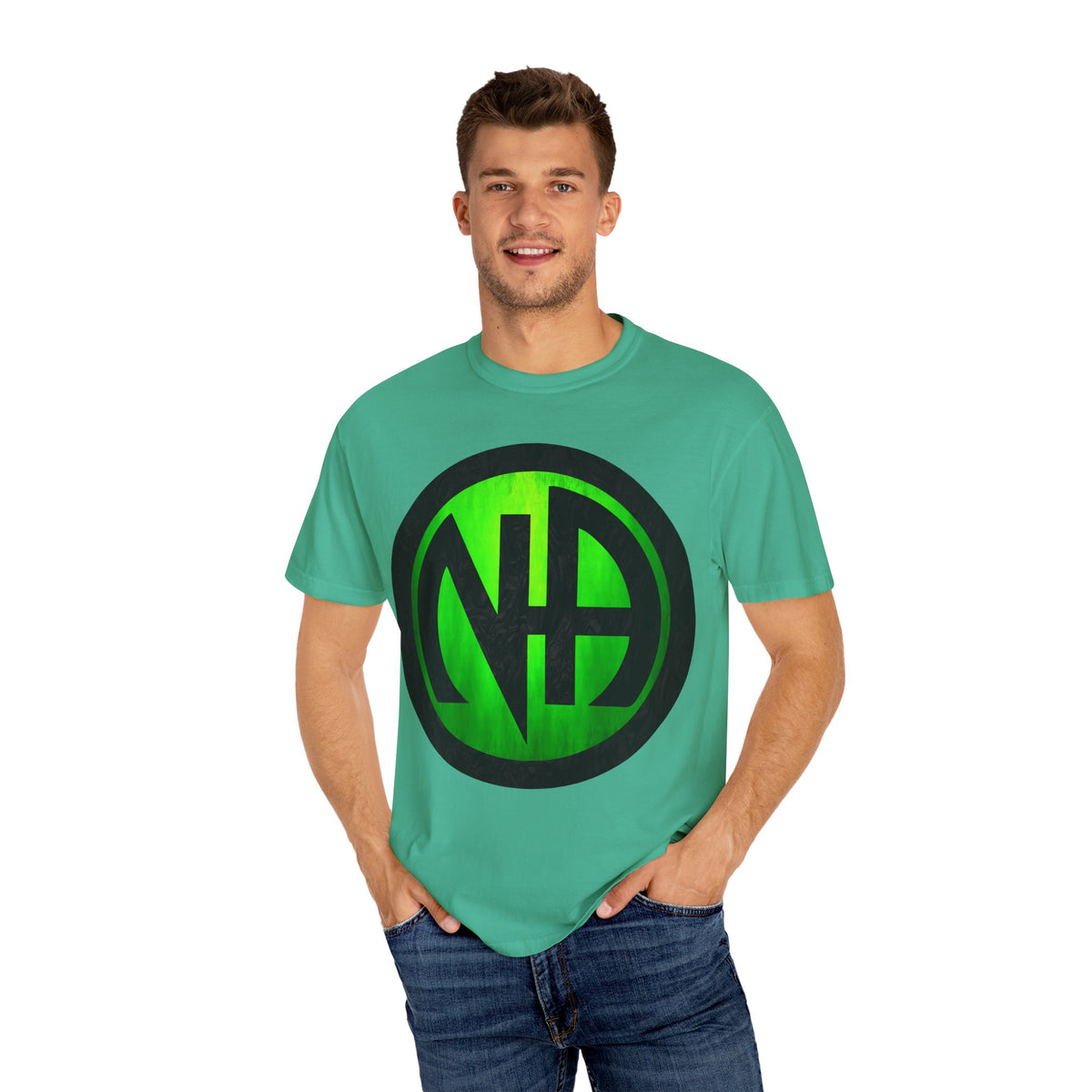 Narcotics Anonymous NA Logo – Green & Black Recovery Symbol Art T-Shirt, Recovery T-Shirt