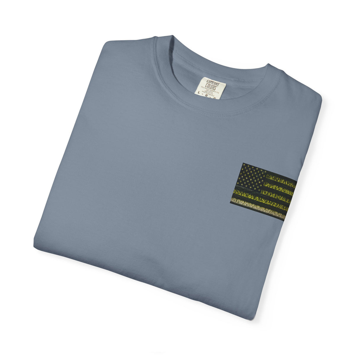 Bass Life T-Shirt — Retro American Flag Bass Fishing Tee
