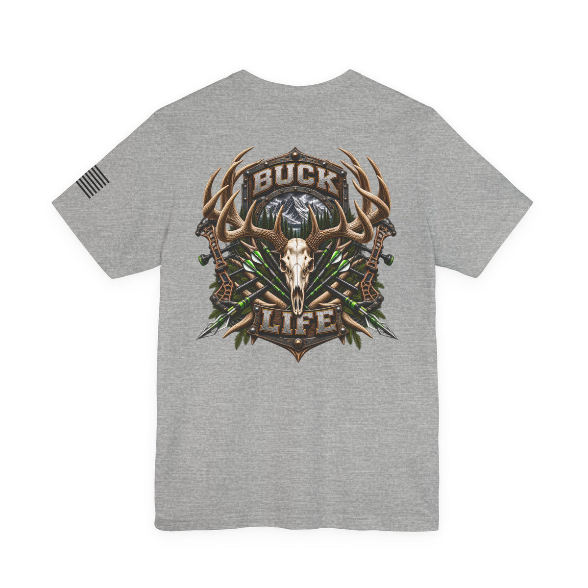 Buck Life Deer Hunting T-Shirt – WRAEVN OUTDOORS Whitetail Hunter Tee
