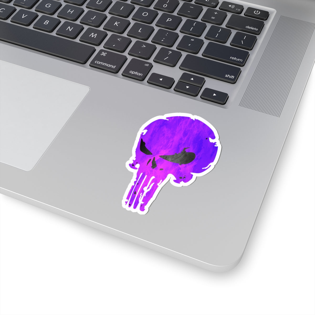 Distressed Skull Warrior Sticker – Bold Urban Graphic for Laptops, Water Bottles & More