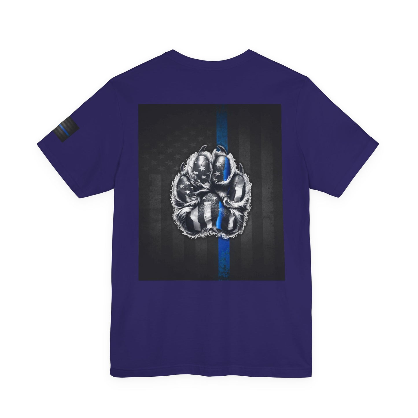 Thin Blue Line K9 Paw Shirt – Thin Blue Line American Patriotic Tee for Law Enforcement Support