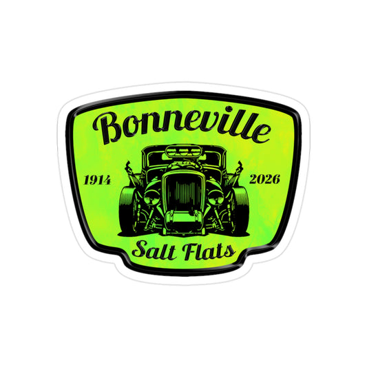 Bonneville Salt Flats Hot Rod – Racing Vintage Car Sticker (Outdoor Transparent)