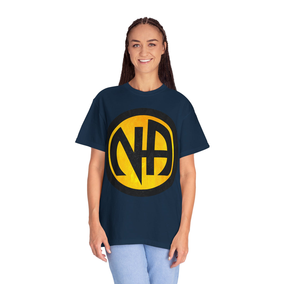 Narcotics Anonymous NA Logo – Yellow & Black Recovery Symbol Art T-Shirt, Recovery T-Shirt