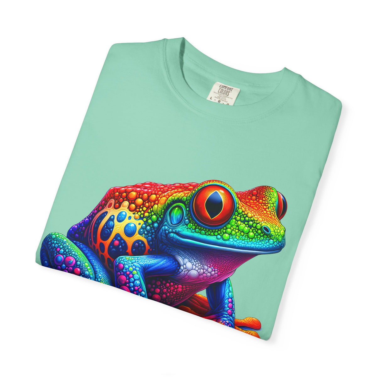 Frog T-Shirt | Unisex Garment-Dyed Tee for Nature Lovers, Eco-Friendly Gift, Birthday, Summer Vibe, Outdoor Adventure