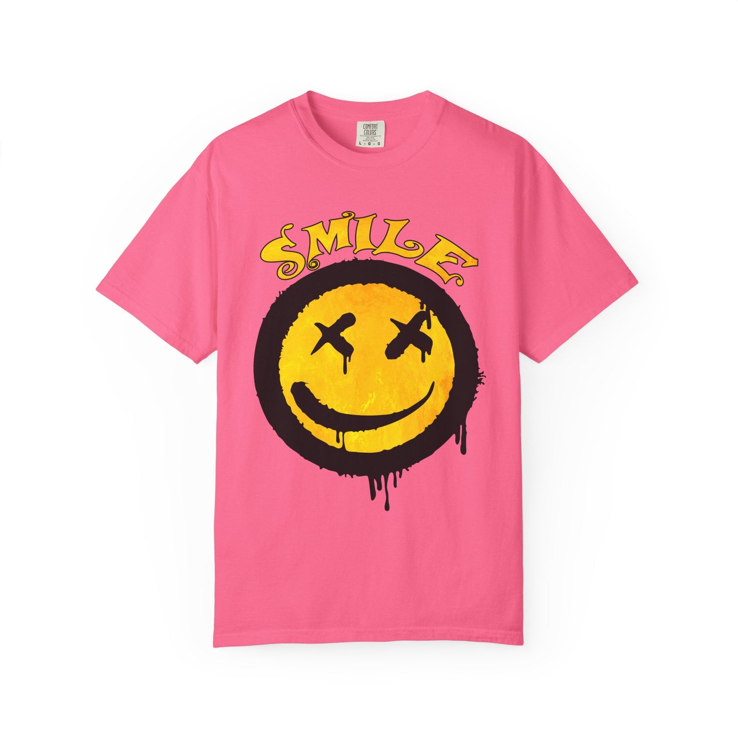 Smiley Face Unisex T-shirt - Embrace Positivity, Casual Wear, Gift for Friends, Mood Lifting Apparel, Fun Graphic Tee