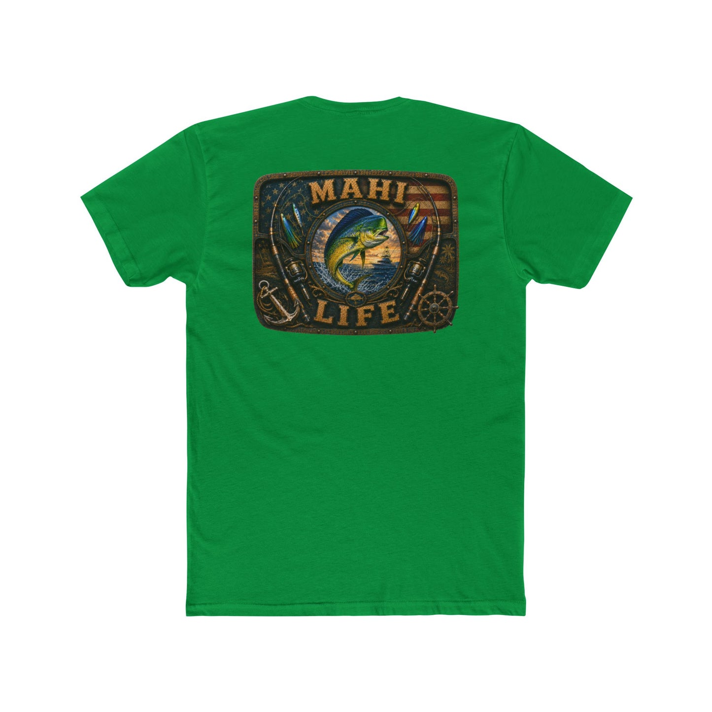 Mahi Life Tee — Vintage Fishing Graphic Cotton T-Shirt