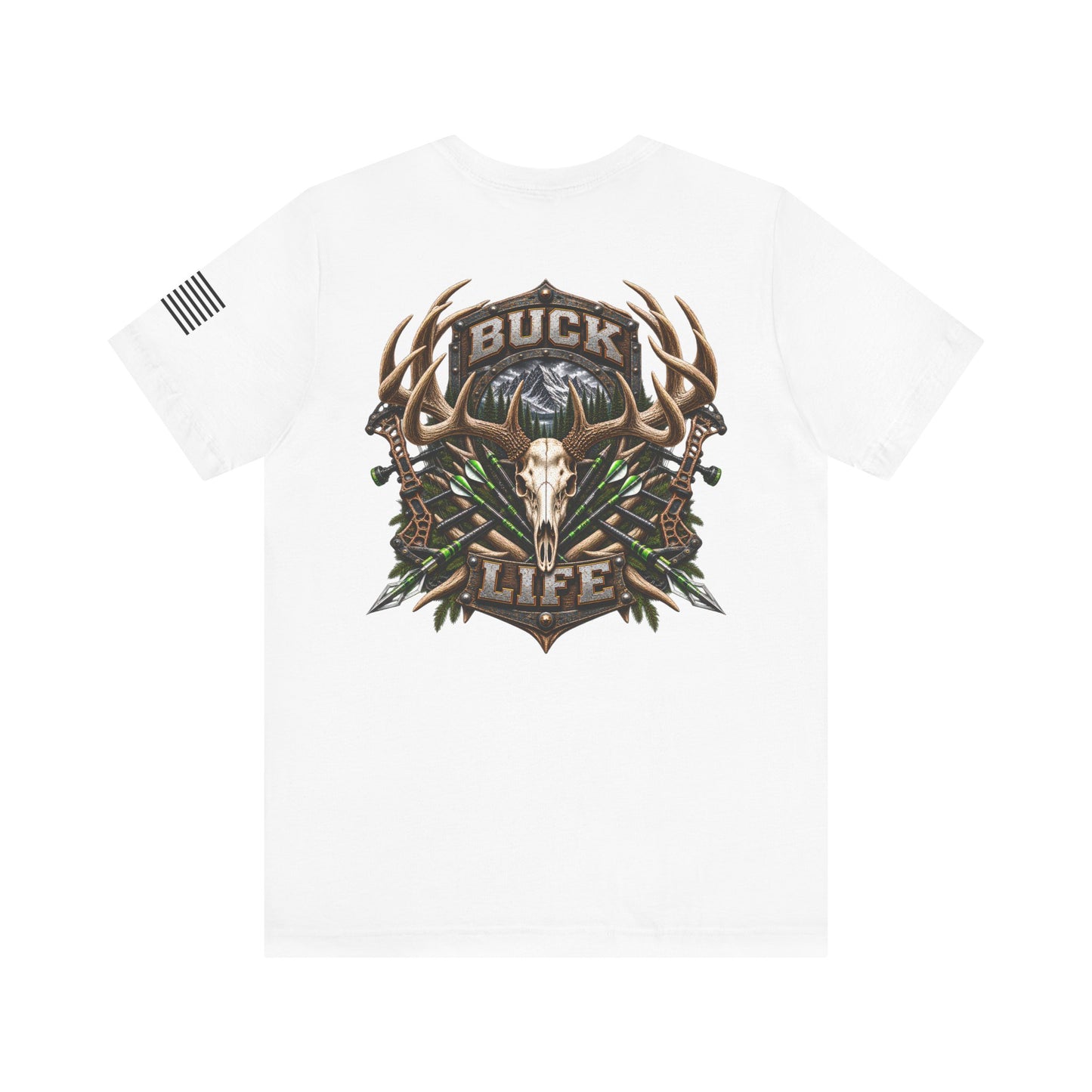Buck Life Deer Hunting T-Shirt – WRAEVN OUTDOORS Whitetail Hunter Tee
