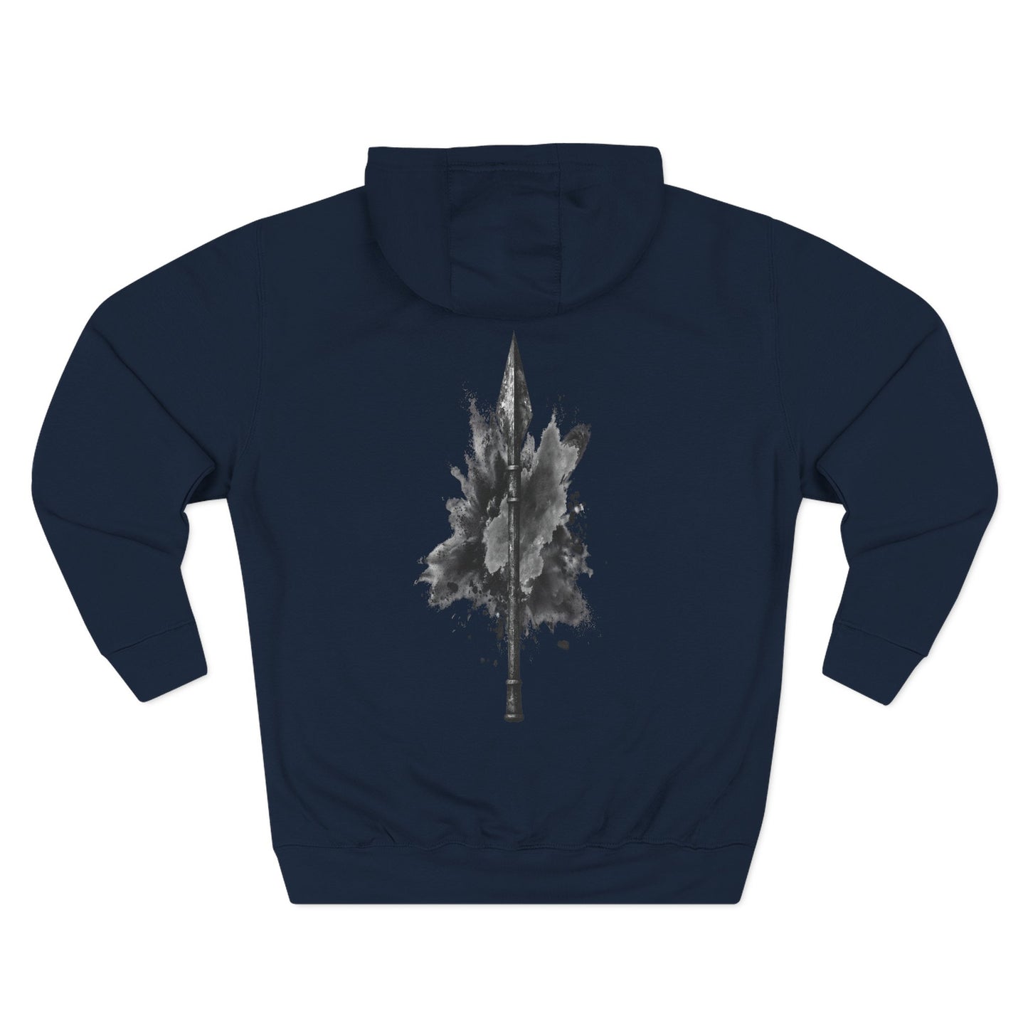 Three-Panel Fleece Hoodie Spartan Warrior