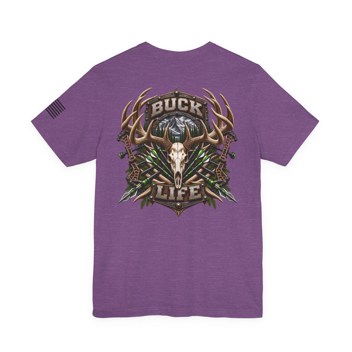 Buck Life Deer Hunting T-Shirt – WRAEVN OUTDOORS Whitetail Hunter Tee