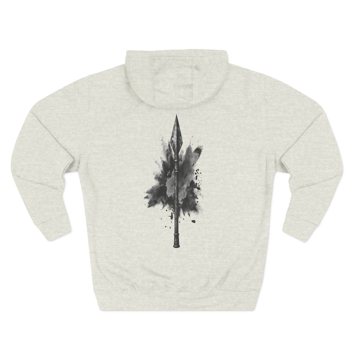 Three-Panel Fleece Hoodie Spartan Warrior