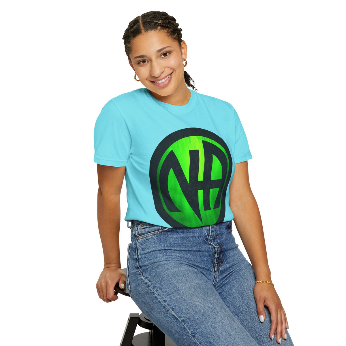 Narcotics Anonymous NA Logo – Green & Black Recovery Symbol Art T-Shirt, Recovery T-Shirt