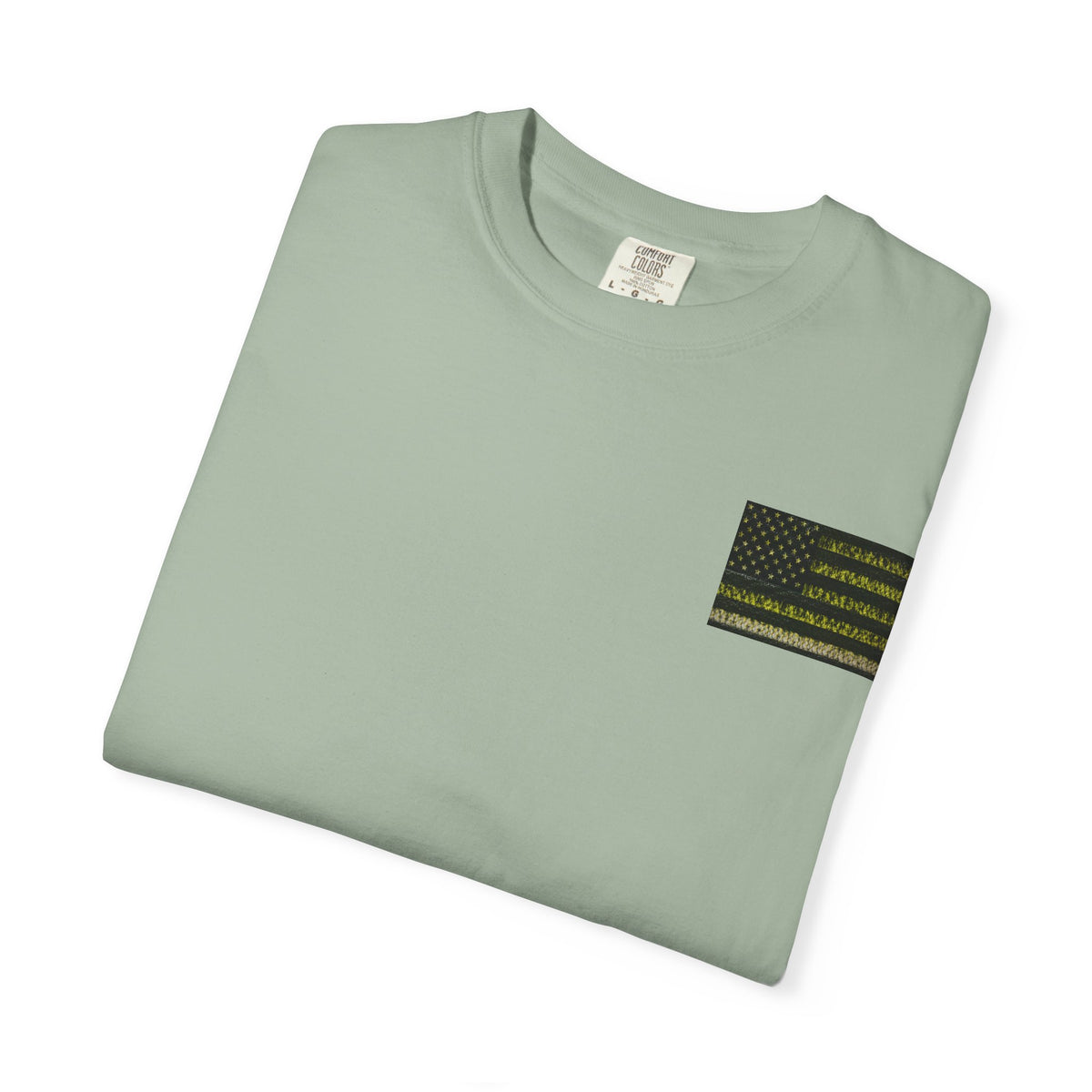 Bass Life T-Shirt — Retro American Flag Bass Fishing Tee