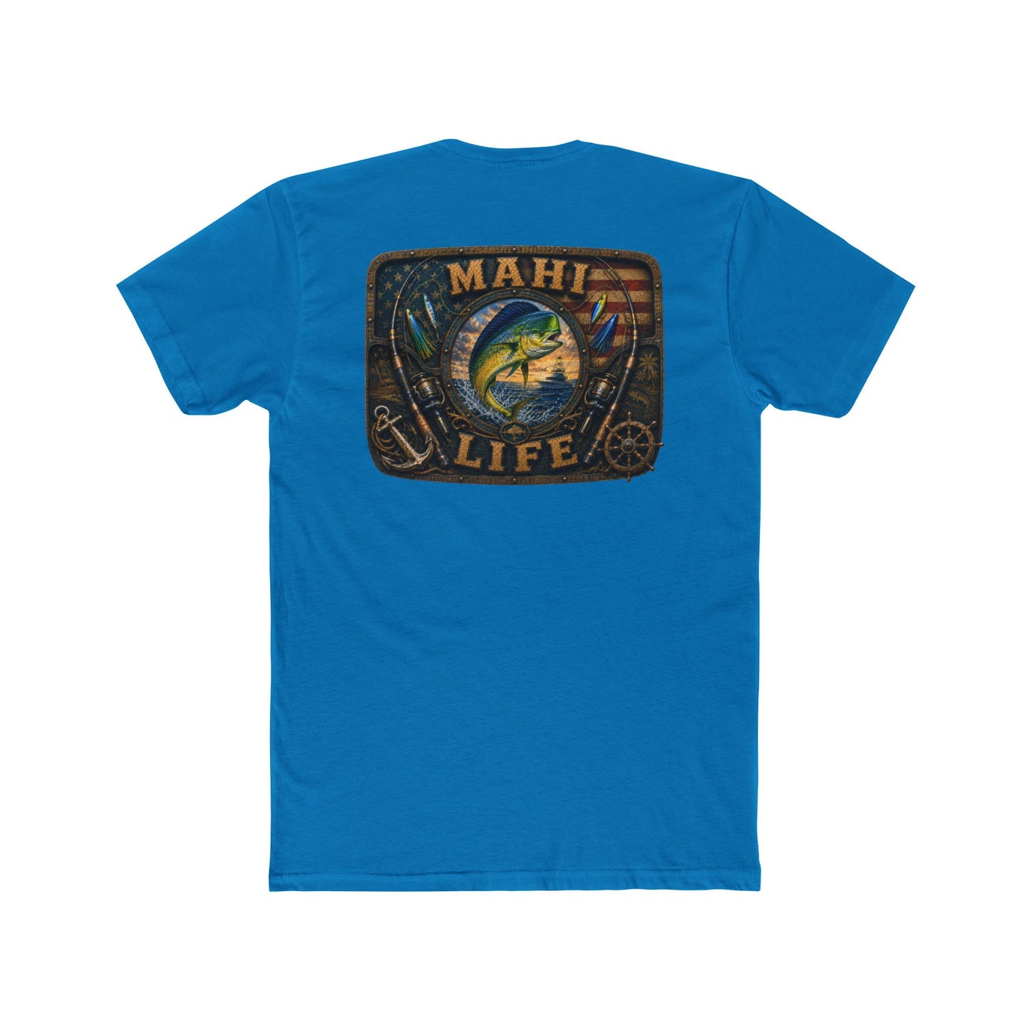 Mahi Life Tee — Vintage Fishing Graphic Cotton T-Shirt