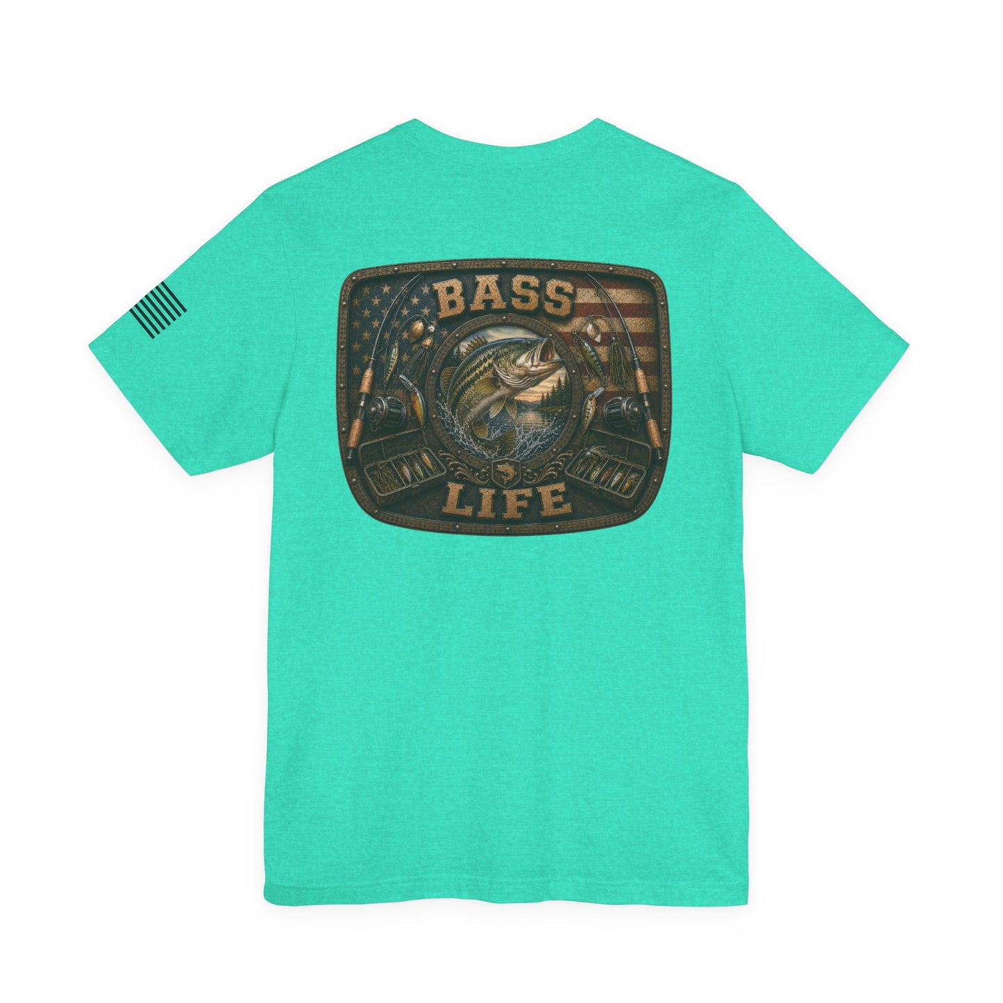 Bass Life Largemouth Bass Fishing T-Shirt – WRAEVN OUTDOORS Angler Tee