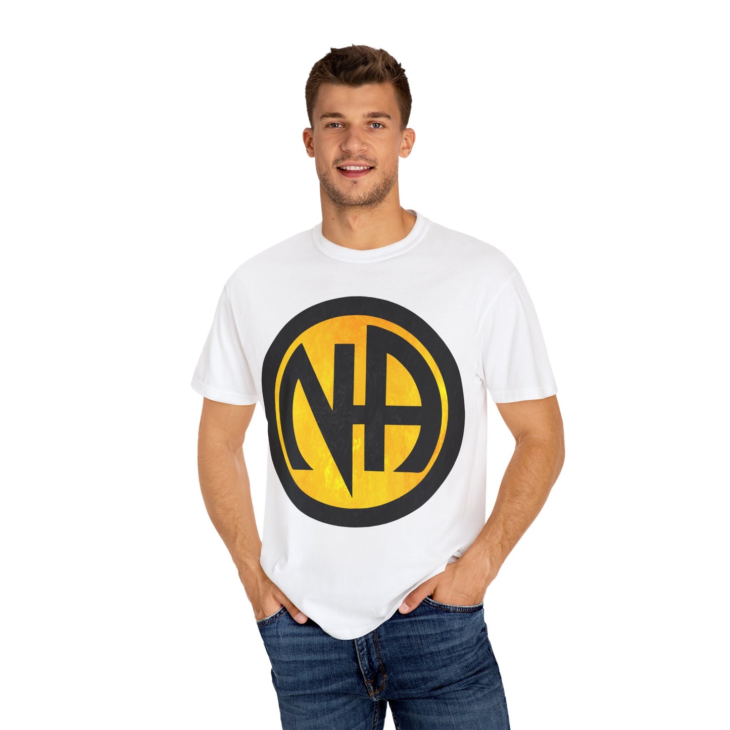 Narcotics Anonymous NA Logo – Yellow & Black Recovery Symbol Art T-Shirt, Recovery T-Shirt