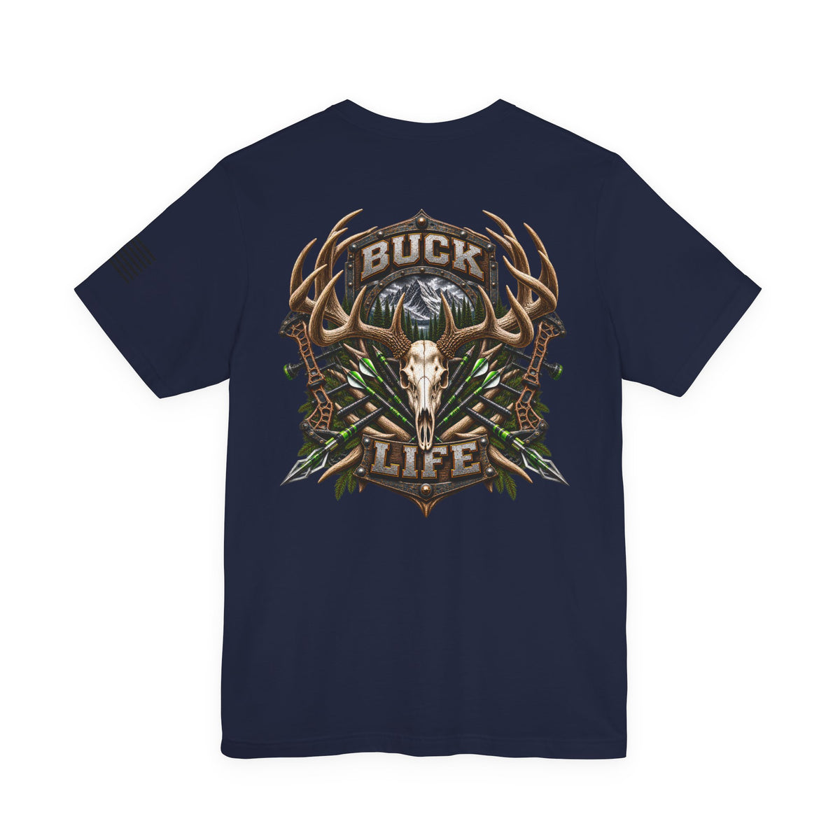 Buck Life Deer Hunting T-Shirt – WRAEVN OUTDOORS Whitetail Hunter Tee