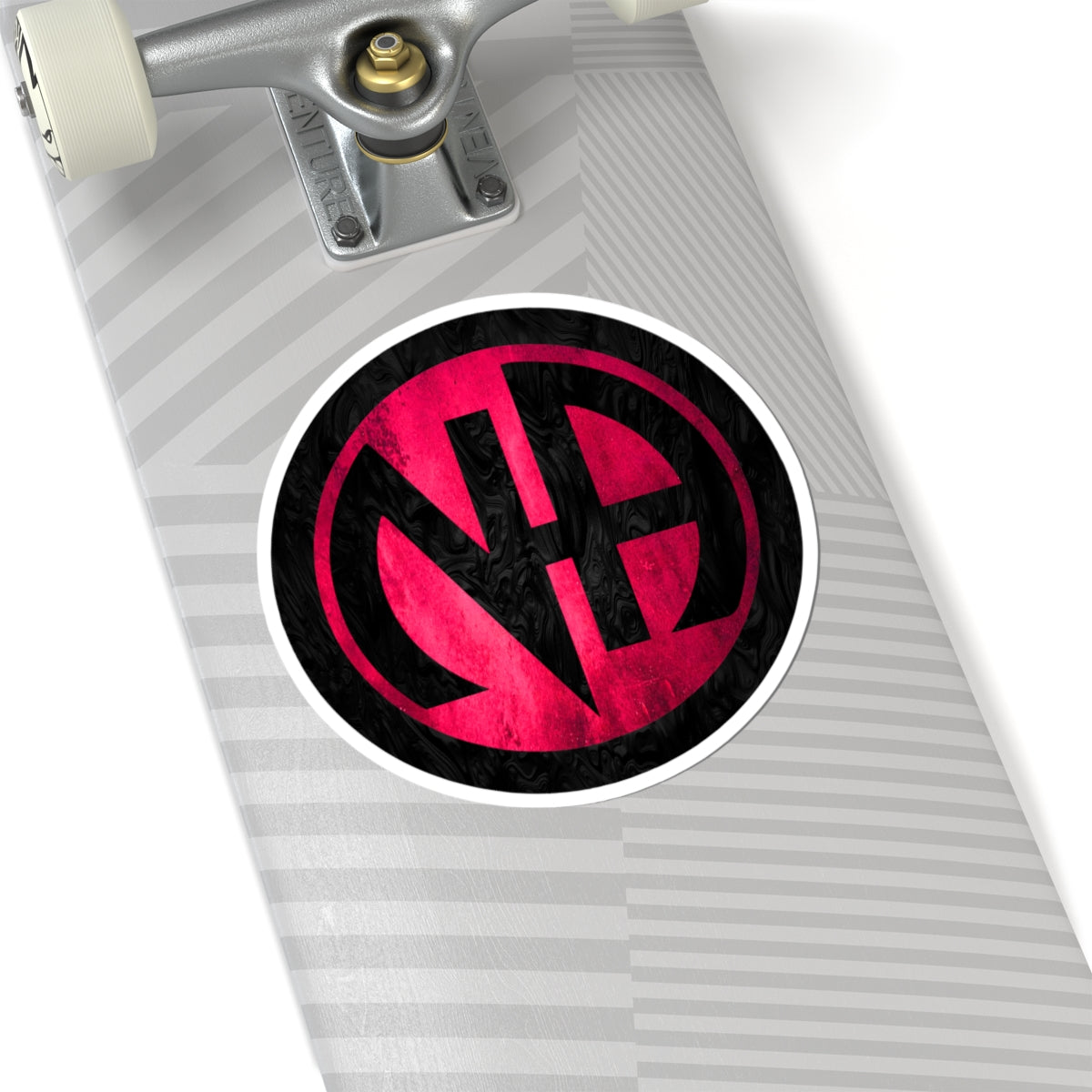Pink Narcotics Anonymous Symbol Sticker – Bold Recovery Support ArtKiss-Cut Stickers