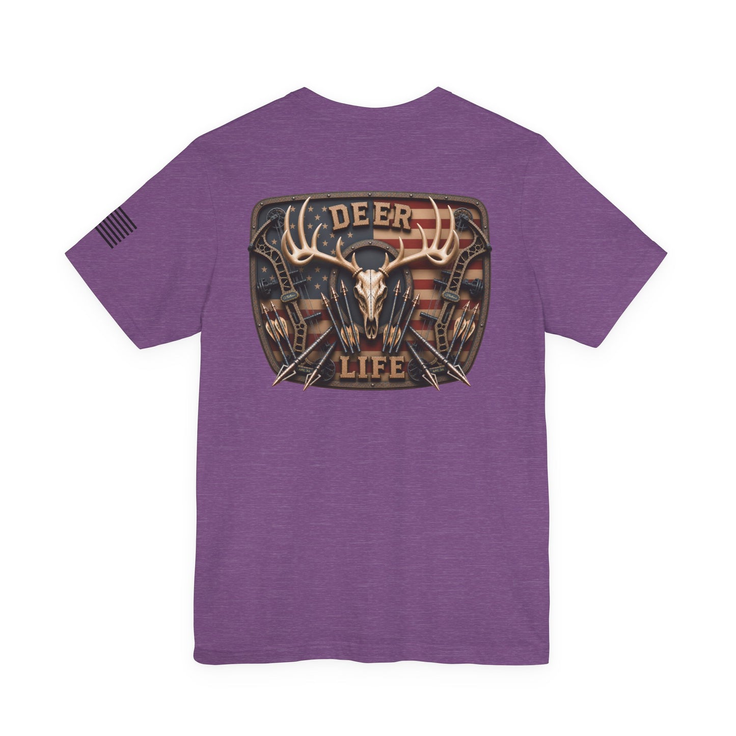 Deer Life American Bowhunting T-Shirt – WRAEVN OUTDOORS Whitetail Hunter Tee