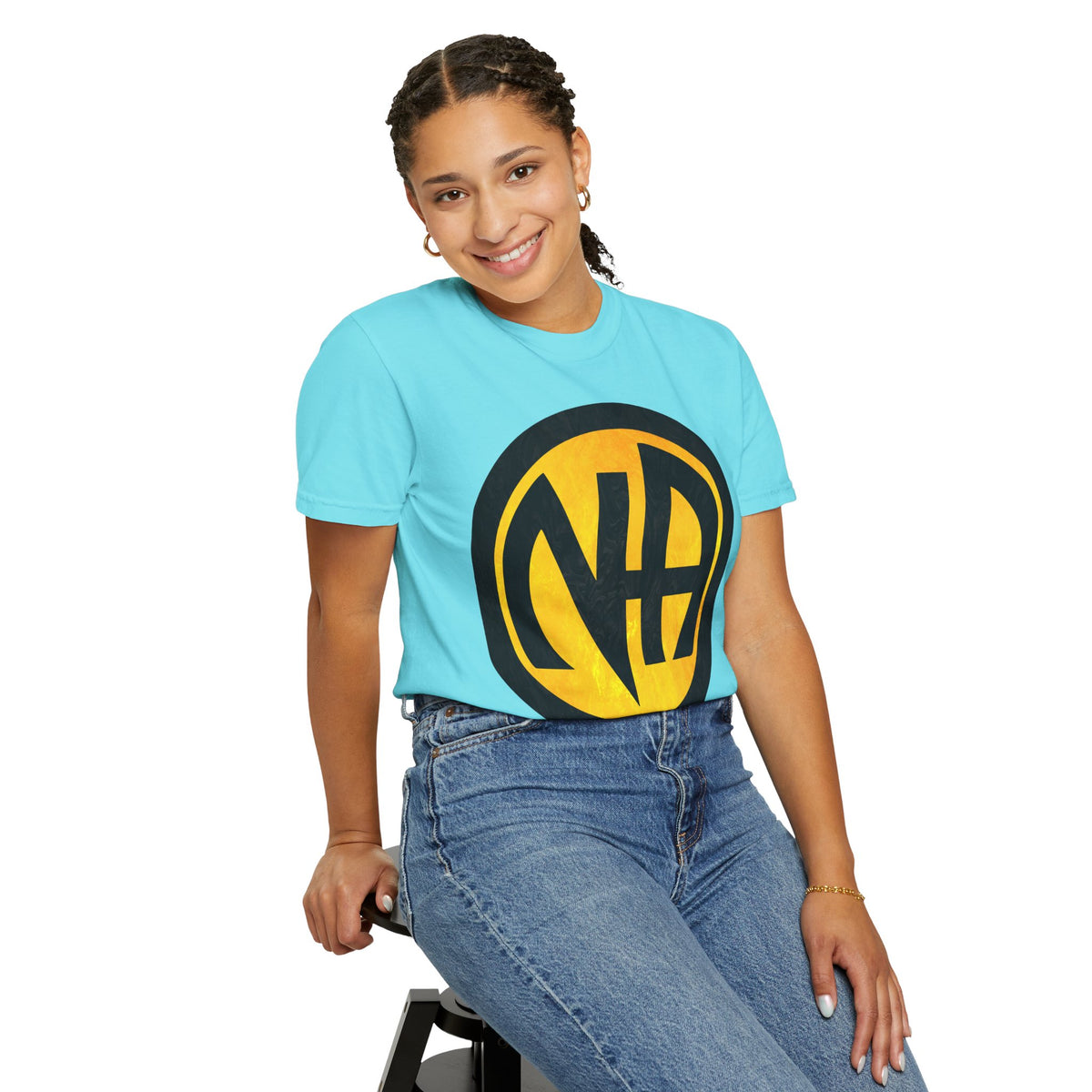 Narcotics Anonymous NA Logo – Yellow & Black Recovery Symbol Art T-Shirt, Recovery T-Shirt