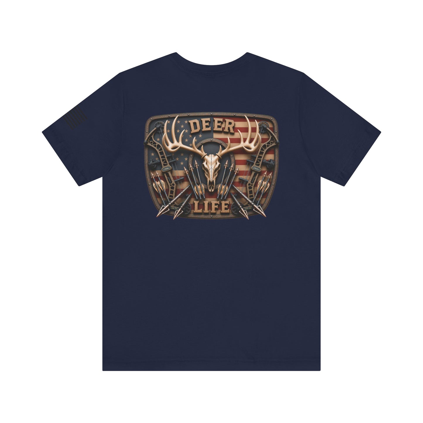 Deer Life American Bowhunting T-Shirt – WRAEVN OUTDOORS Whitetail Hunter Tee