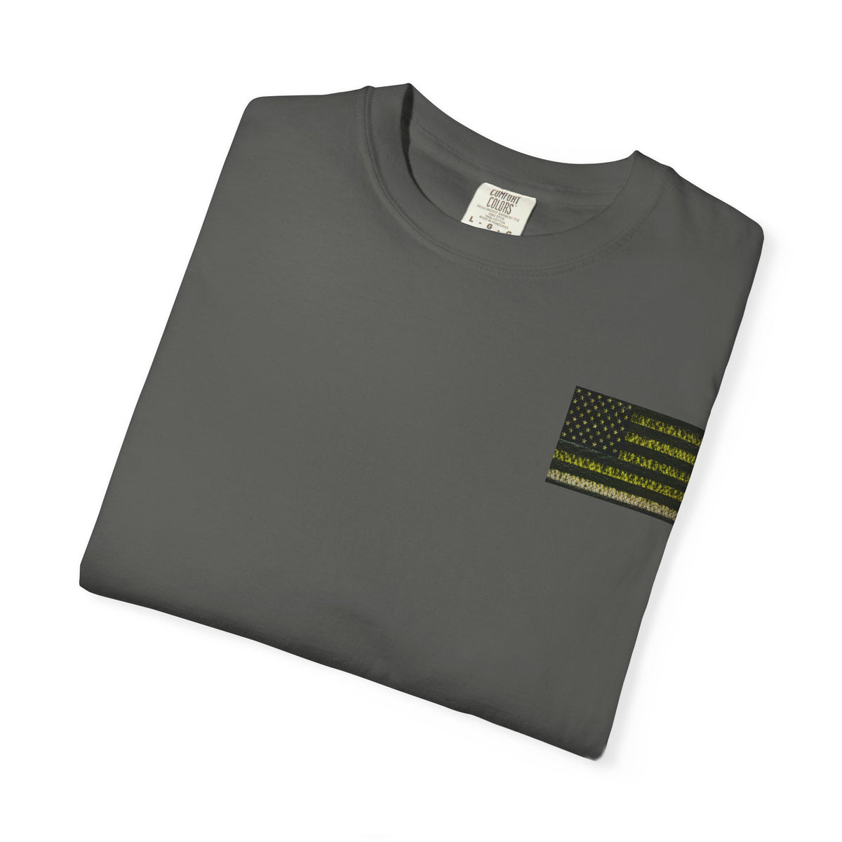 Bass Life T-Shirt — Retro American Flag Bass Fishing Tee