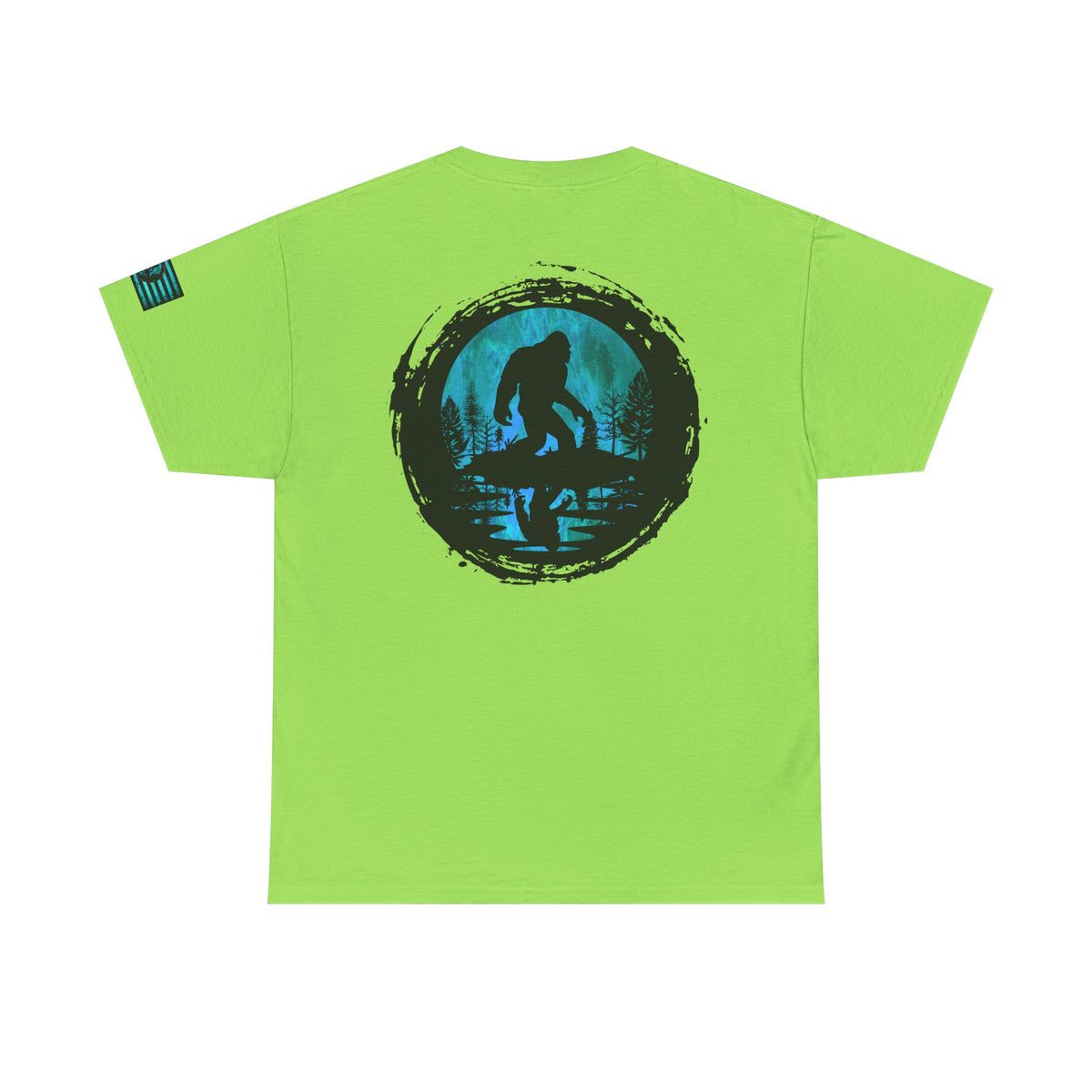 Bigfoot Adventure Unisex Heavy Cotton Tee – Perfect for Outdoorsy Souls, Nature Lovers, Hiking, Camping, Gifts