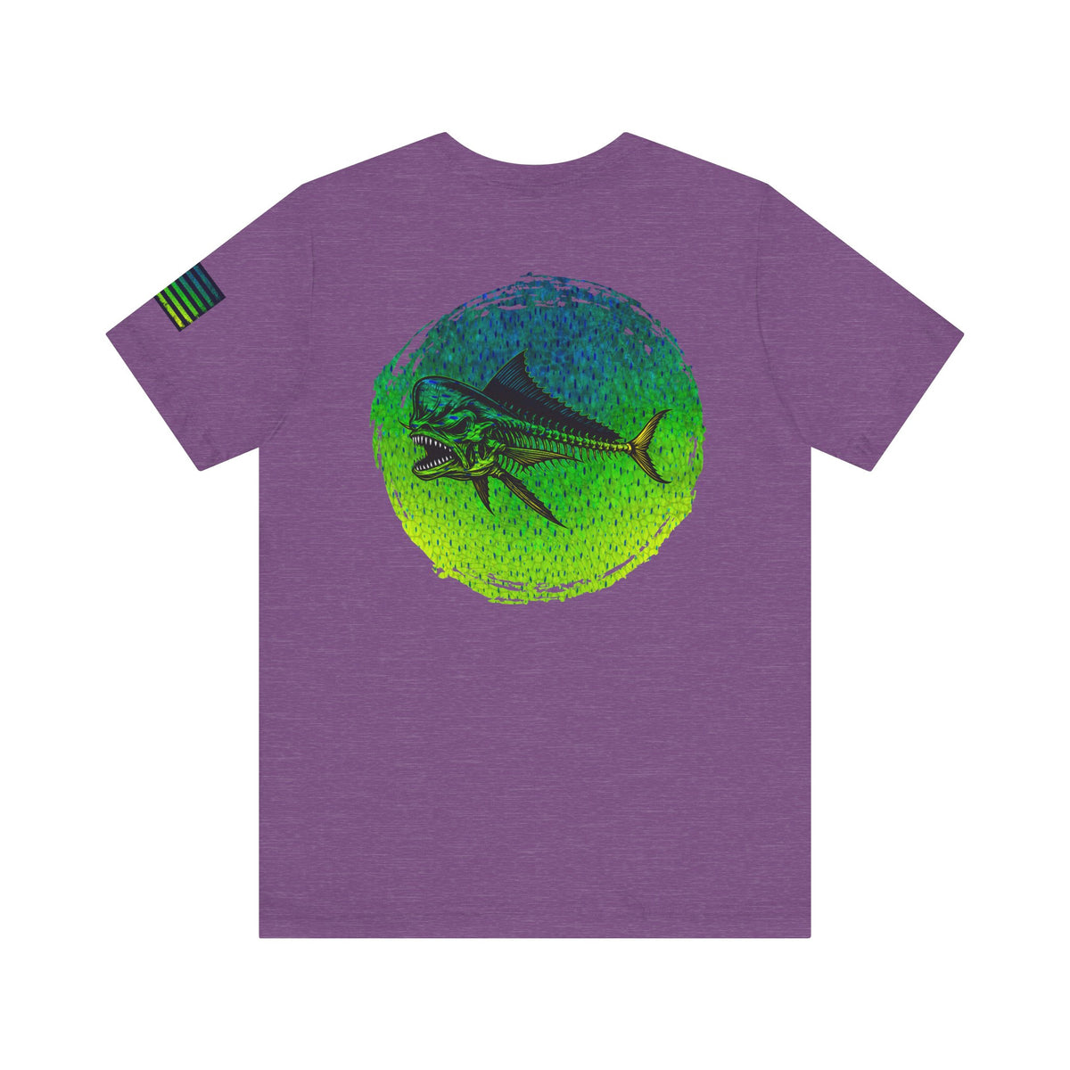 The Mahi Mahi Grunge Tee, Patriotic USA Shirt, Vintage American Flag