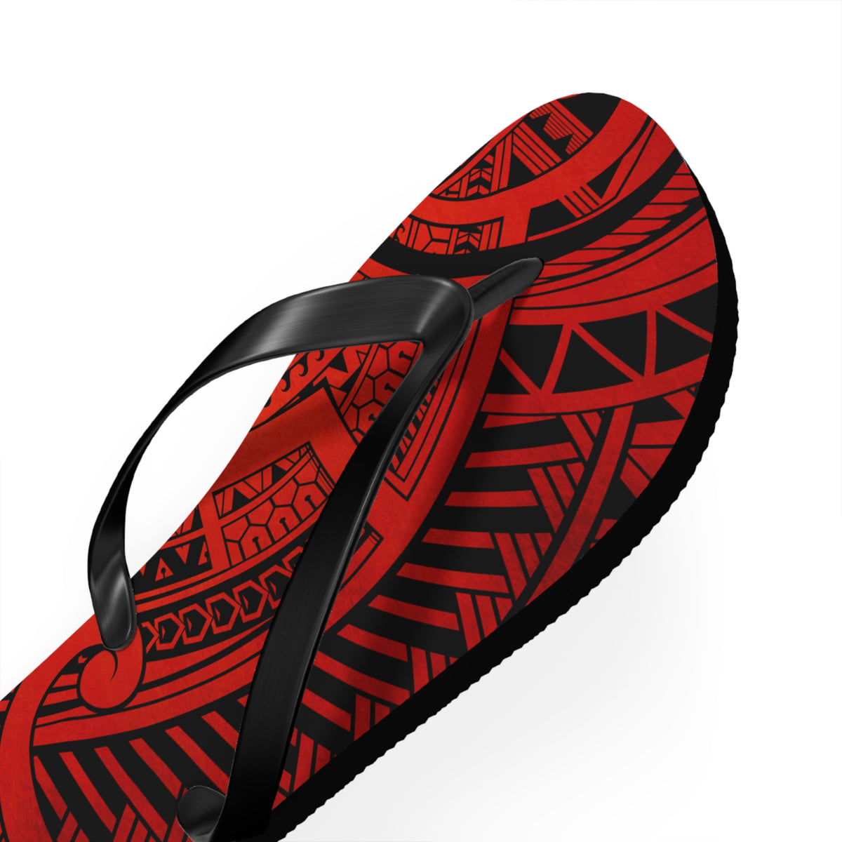 Polynesian Tribal Flip Flops, Summer Footwear, Vacation Sandals, Beach Accessories, Boho Flip Flops