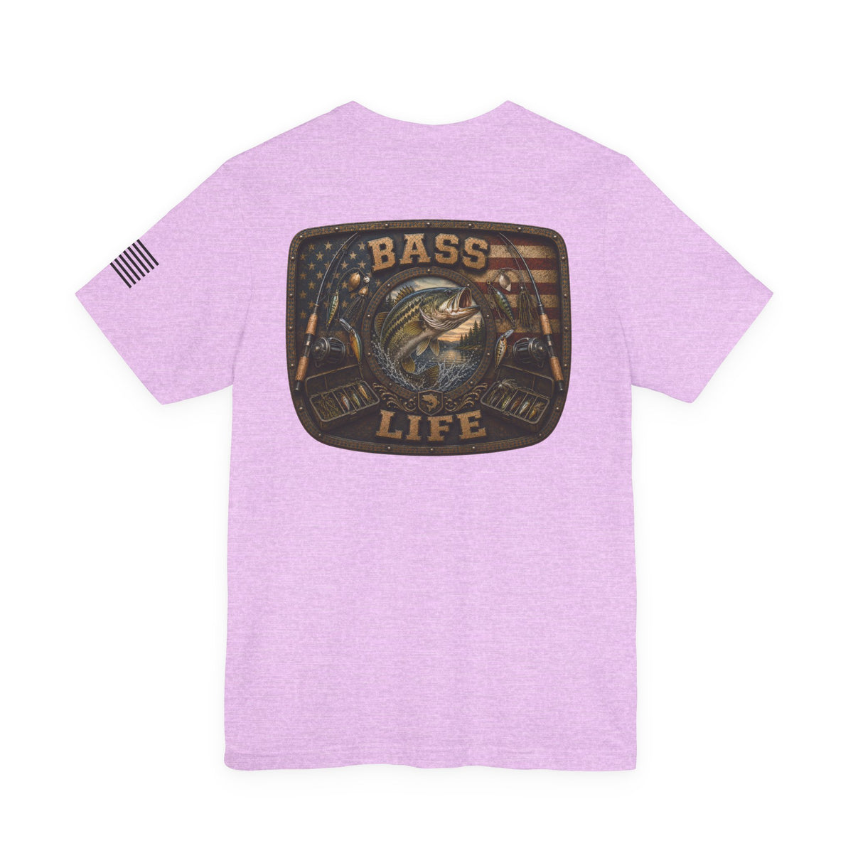 Bass Life Largemouth Bass Fishing T-Shirt – WRAEVN OUTDOORS Angler Tee
