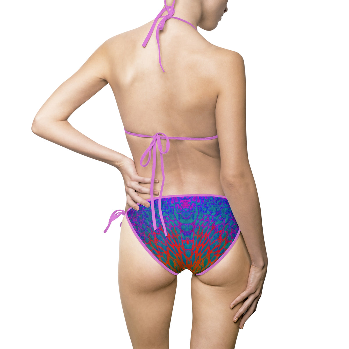 Parrotfish Bikini – Vibrant Coral Reef-Inspired Tropical Swimsuit for Women