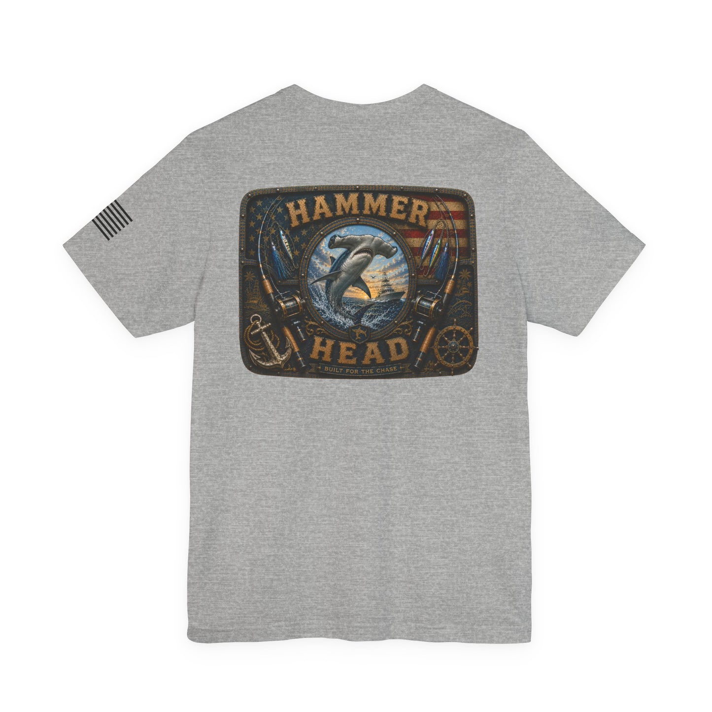 Hammerhead Life Shark Fishing T-Shirt – WRAEVN OUTDOORS Offshore Angler Tee